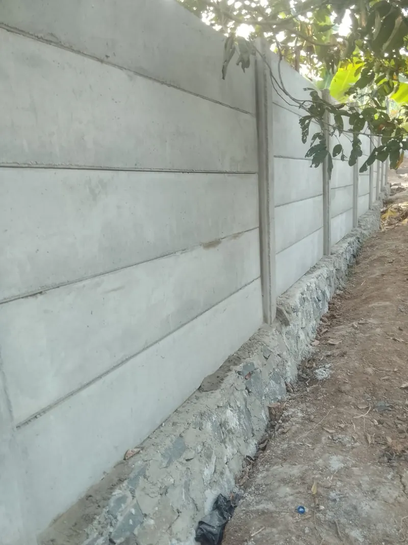 Pagar panel beton untuk lahan di Jakarta